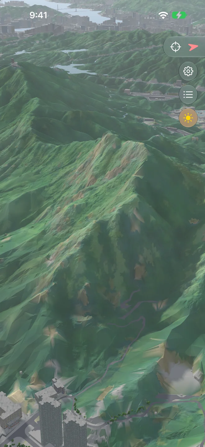 Lion Rock ridge in Peakline